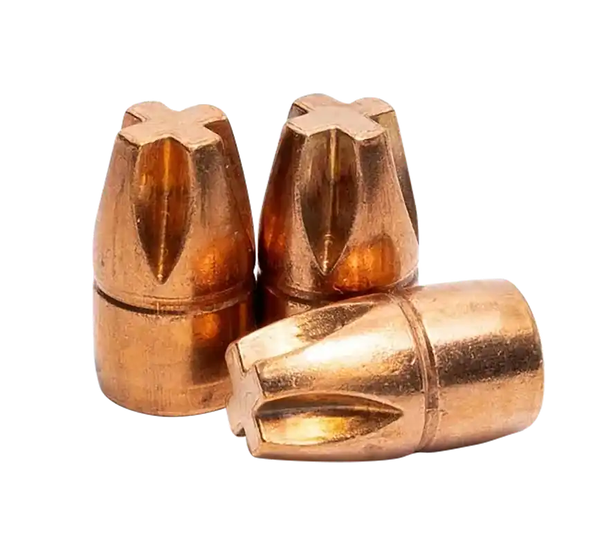 Lehigh Defense Xtreme Penetrator 9mm 115gr Solid Copper FTM Reloading Bullets 100ct 07355115SPFC