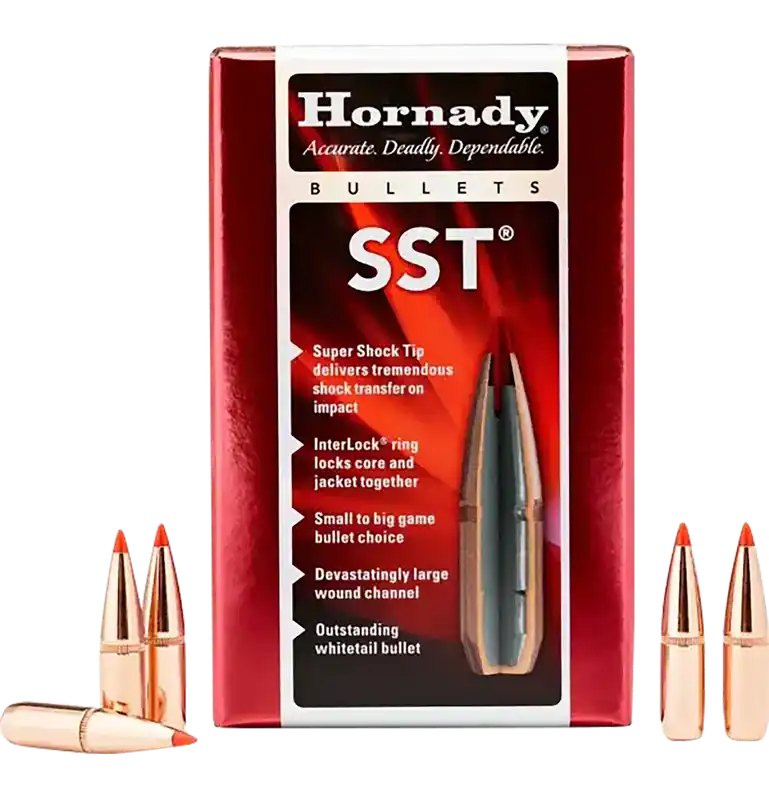 Hornady SST Super Shock Tip .277 140gr Polymer Tip Boat Tail Hunting Bullets 100/Box 27352