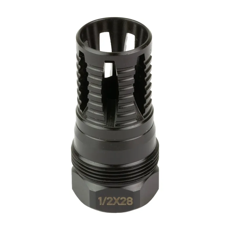 KAK Industry Plan B A7 Flash Hider 1/2x28 Nitride, 17-4 Stainless, Plan B Compatible 410-2103-006