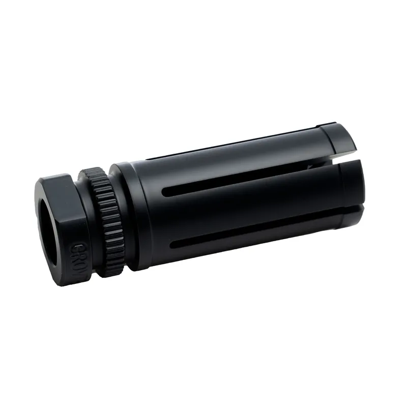 GrovTec G-Nite Pronged Flash Hider for 7.62 NATO, 5/8x24 Threads, Steel w/ Crush Washer GTHM356