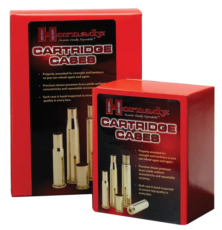 Hornady 6.5 Grendel Unprimed Rifle Brass Cases, 50-Pack Reloading Brass 86283