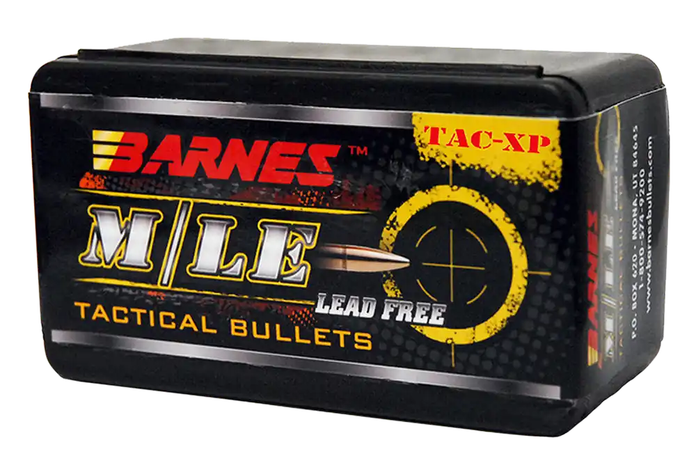 Barnes Bullets TAC-XP M/LE 9mm 115gr All-Copper Hollow Point Pistol Bullets 40/Box 30442