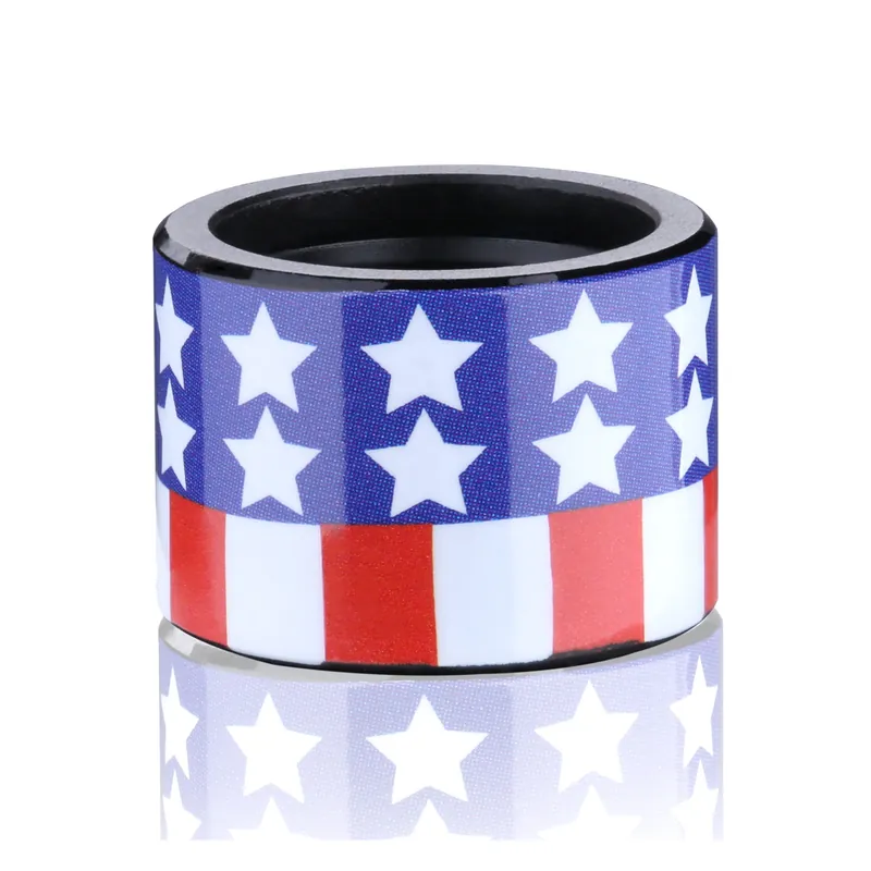 Backup Tactical 1/2x28 American Flag Thread Protector, CNC Machined Aluminum, FLAG