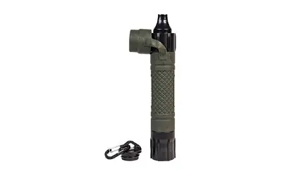 Aquamira Survival Straw Tactical Water Filter, 300-Gallon Parasite Filtration, ZAQ-SS