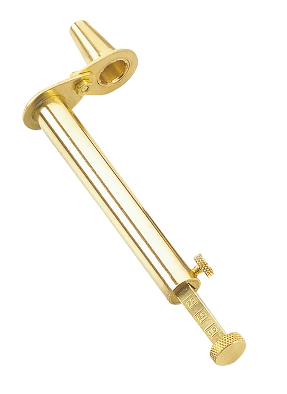 Traditions Adjustable Brass Powder Measure 5-120 Grain No-Spill Swivel Spout A1204