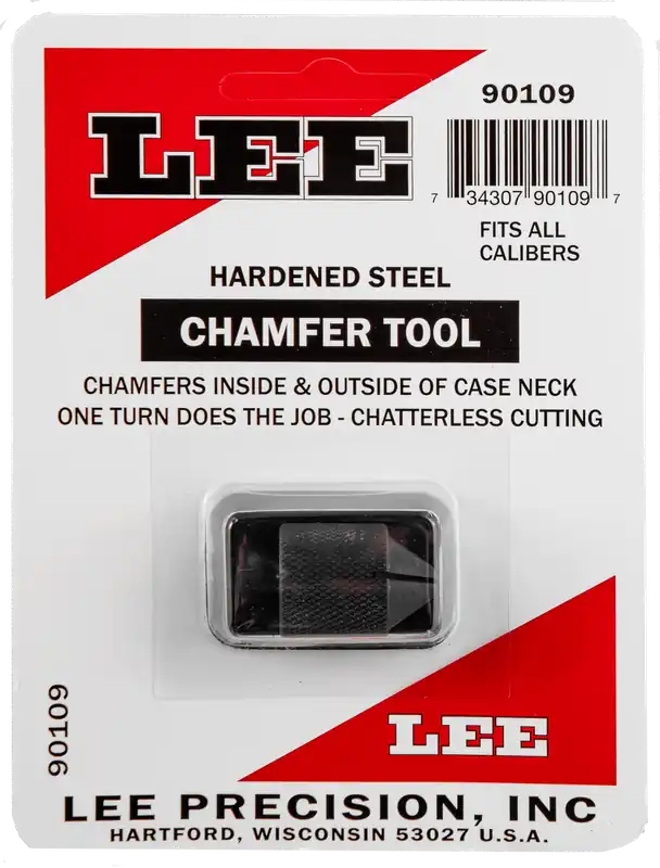 Lee Chamfer & Deburring Tool for Case Necks, Hardened Steel, Fits All Calibers 90109