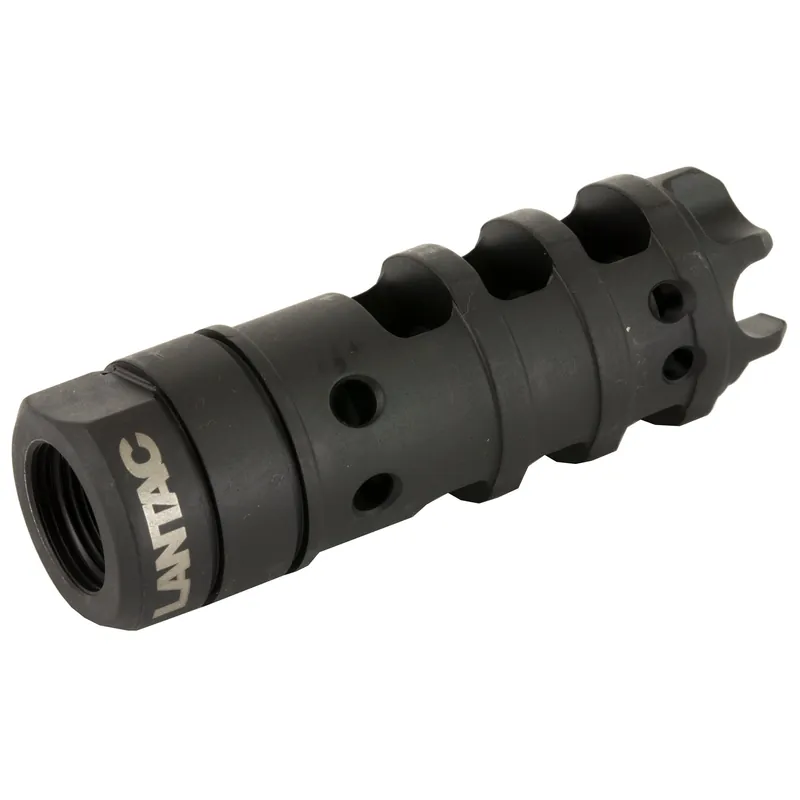 LanTac Dragon 9mm Muzzle Brake 1/2x28 Thread, Short Energy Pulse Recoil Control DGN9MMD