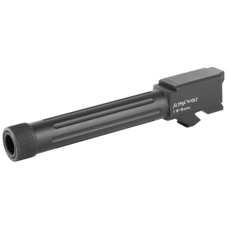 Lone Wolf Distributors AlphaWolf Glock 19 9mm Threaded Fluted Barrel 1/2x28 AW-19TH