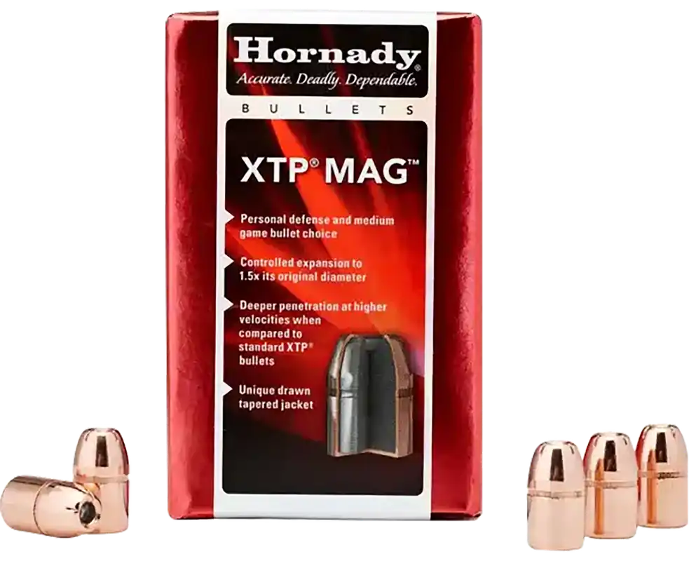 Hornady XTP MAG .45 Cal .452 240gr Jacketed Hollow Point Reloading Bullets (100/Box) 45220