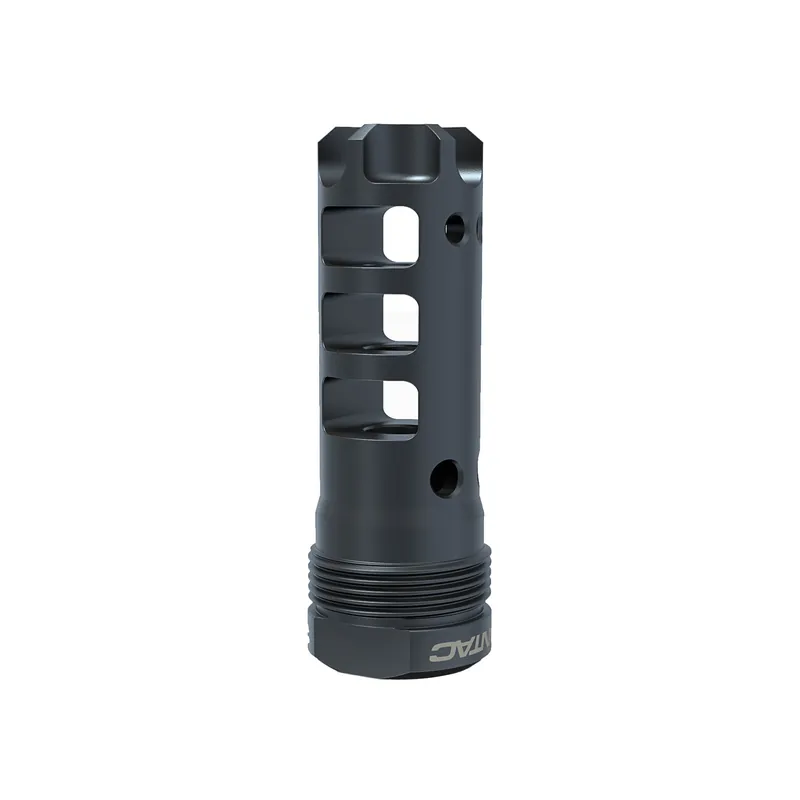 LanTac Dragon Plan-B Hub Mount Muzzle Brake for 6mm, 5/8x24 Thread, Timing Shims DGN6MMB-PBL