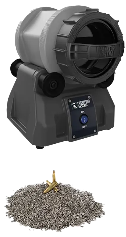 Frankford Arsenal Rotary Tumbler Lite Essentials Kit w/ Media Separator & 2 lb Stainless Media 1199452