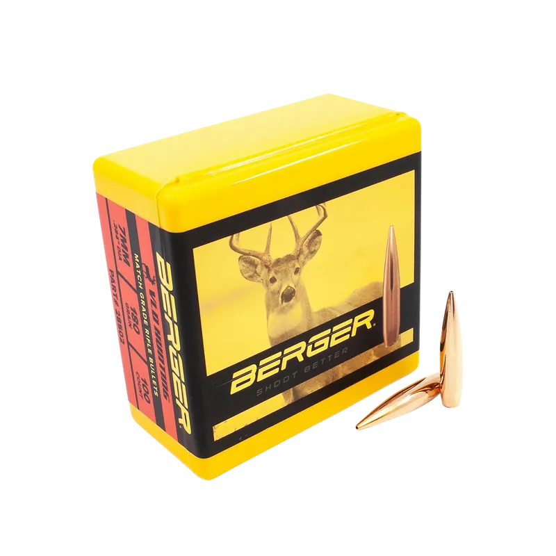 Berger Bullets Very Low Drag (VLD) Hunting 7mm 180gr Hollow Point Boat Tail Bullets 100/Box 28502