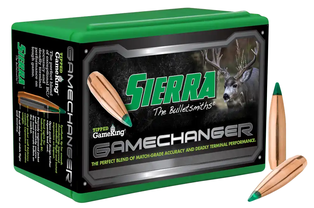 Sierra Tipped GameKing 7mm/.284 150gr Polymer Tip Boat Tail Rifle Bullets 100/Box 4550