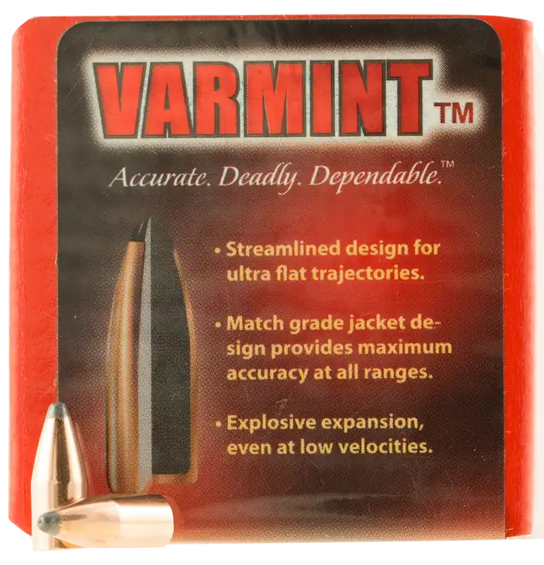 Hornady Traditional Varmint .224 45gr 22 Cal Reloading Bullets, 100 Count, Flat Trajectory 2230