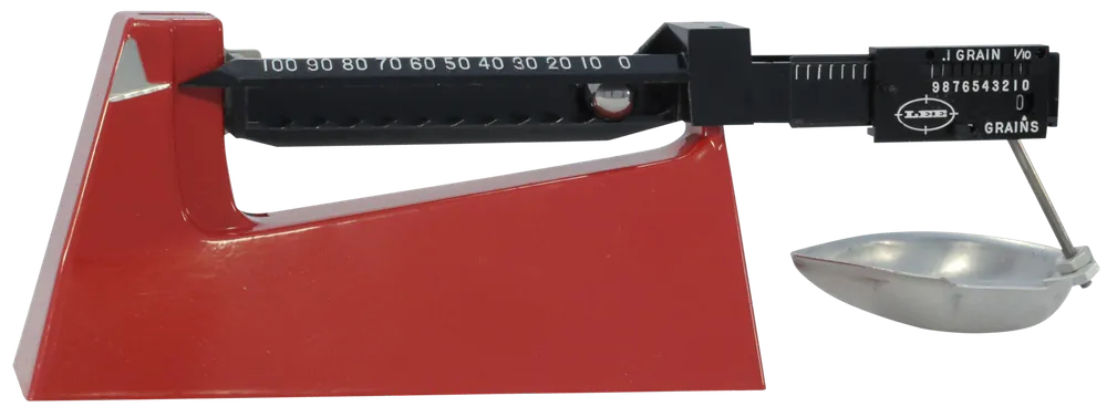 Lee Precision Safety Powder Scale, Magnetic Balance Beam, 100 Grain Capacity, Reads to 1/20 Grain 90681