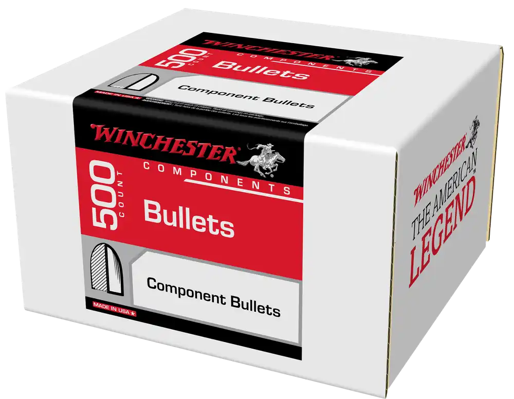 Winchester Ammo .45 Cal .451 230gr FMJ Reloading Component Bullets, 500 Count Box WB45MC230D