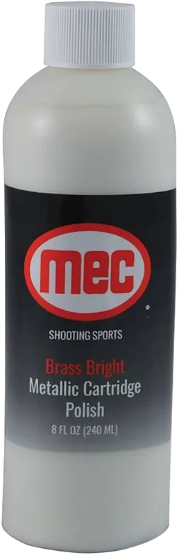 MEC Brass Bright Metallic Cartridge Brass Polish Cleaning Solution, 8 oz Bottle 1311102
