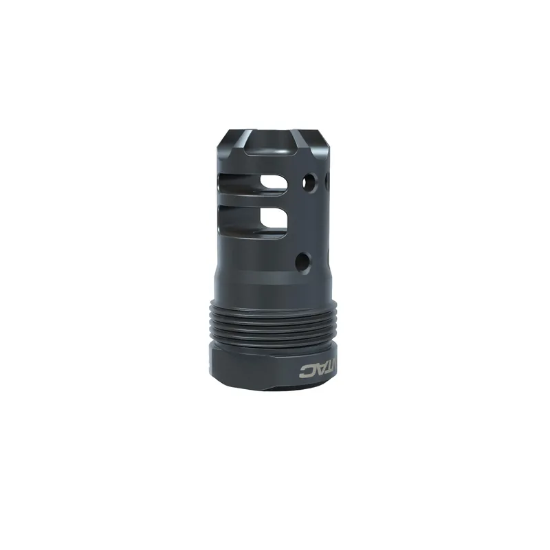LanTac Dragon Plan-B Hub Mount Muzzle Brake 6mm, Short 5/8x24 Threads DGN6MMB-PBS