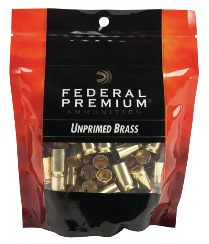 Federal Gold Medal Premium Unprimed 40 S&W Handgun Brass Cases, 100 Count PH40UPB100