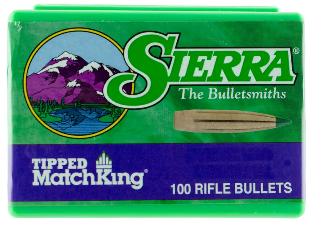 Sierra Tipped MatchKing 6mm/.243 95gr Spitzer Boat Tail Match Bullets 100/Box 7295