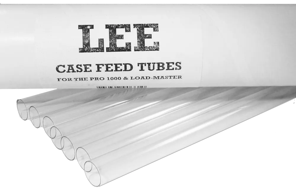 Lee Case Feeder Tube Set for Pro 1000 & Load-Master Progressive Presses, Clear Plastic, 90661