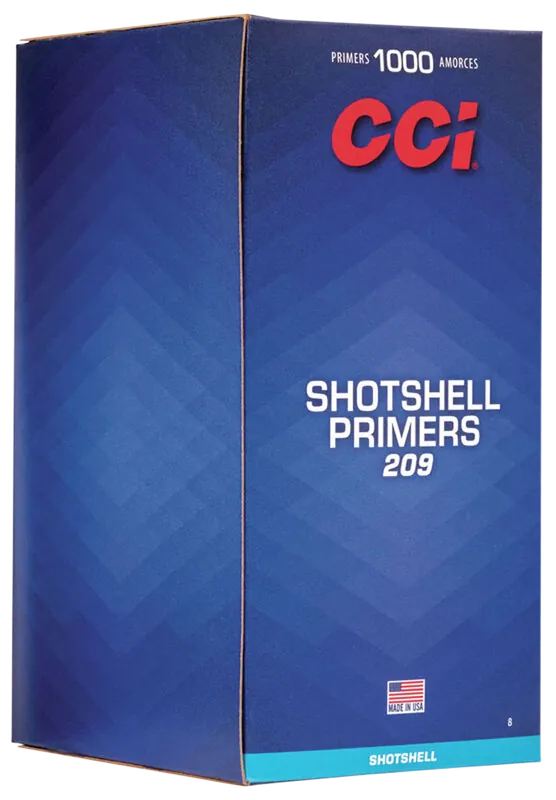 CCI 209 Shotshell Primers for Reloading, Clean-Burning Reliable Ignition, 1000 Count Box 8