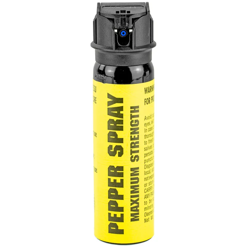 PS Products Eliminator Pepper Spray 4 oz Flip-Top Aerosol with UV Dye, 12–15 ft Range EC120FT-C