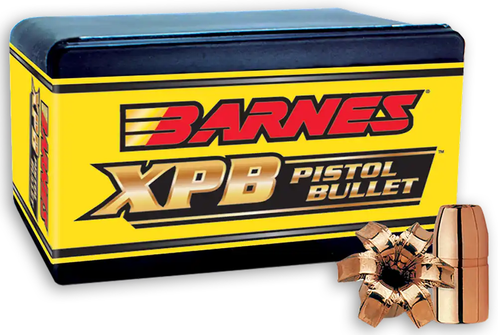 Barnes Bullets XPB .44 Magnum 225gr Solid Copper Hollow Point Pistol Bullets, 20 Count 30543