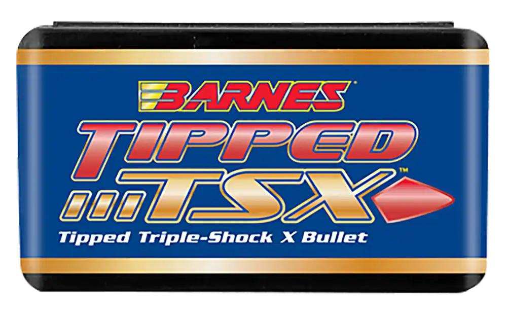 Barnes Bullets Tipped TSX 8mm 160gr Boat Tail Lead-Free Rifle Bullets, 50/Box 30400