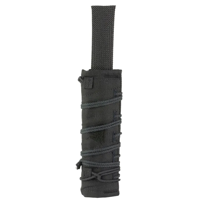Burn Proof Gear Heavy Suppressor Cover 8 x 1.5 in Black Kevlar Heat Shield BPG-SC-H-8-1-5-BLK