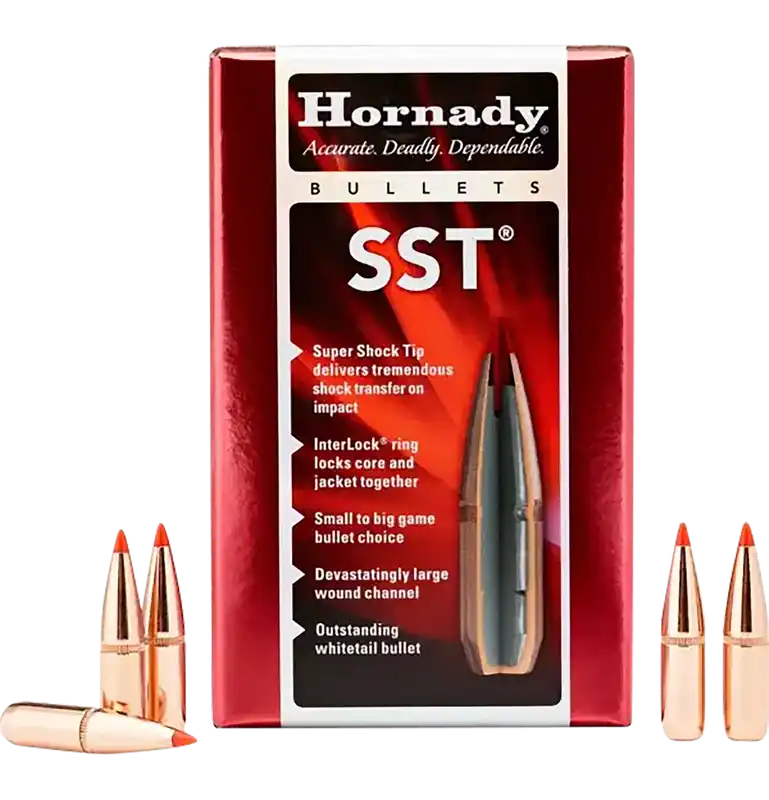 Hornady SST 6mm/.243 95gr Super Shock Tip Polymer Tip Rifle Bullets, 100 Count Box 24532