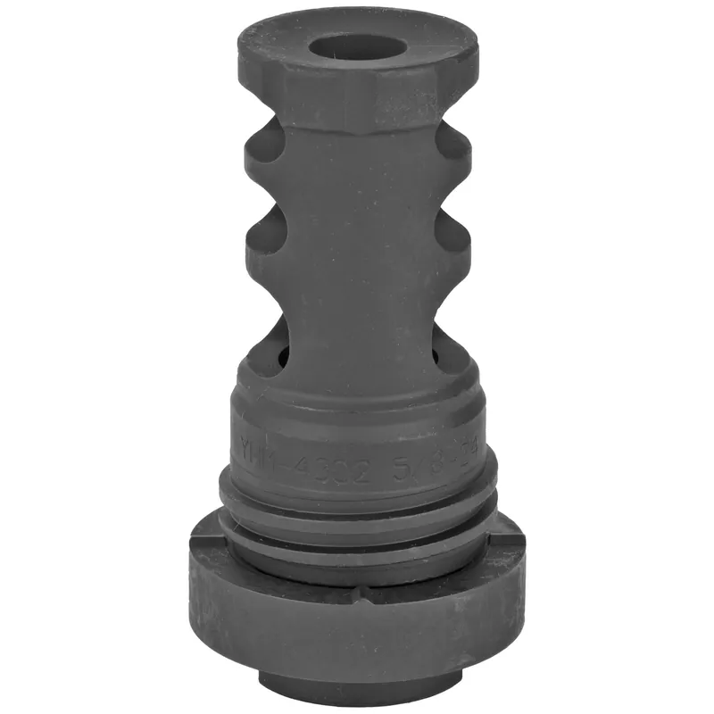 Yankee Hill Machine Phantom Quick Detach Muzzle Brake, 5/8x24 .30 Cal Black YHM-4302-MB-24A