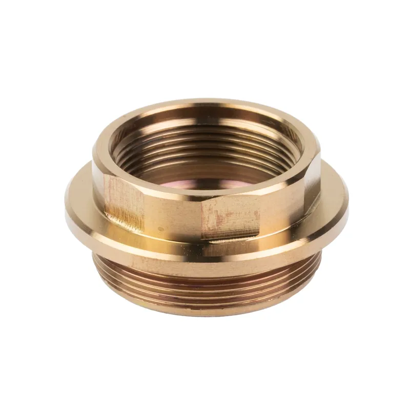 Rearden Atlas Alpha Suppressor Thread Adapter 1.125-28 Heat Treated Gold 10097