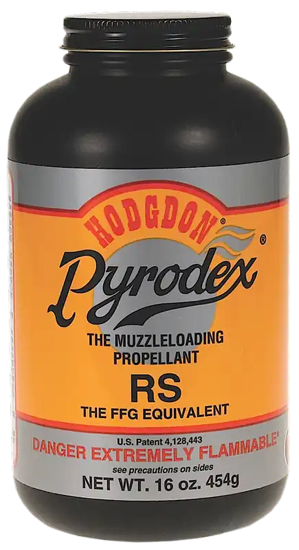 Hodgdon Pyrodex RS Muzzleloading Propellant Powder, 1 lb FFg (2F) Equivalent RS
