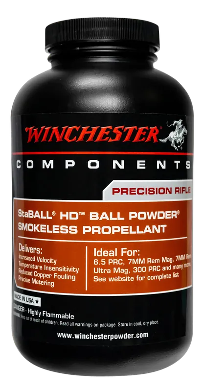 Winchester Powder StaBALL HD Temperature-Insensitive Magnum Rifle Ball Powder, 1 lb STABALLHD1