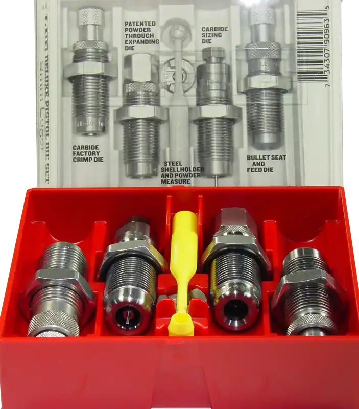 Lee Precision Deluxe Carbide 4-Die Reloading Set for .38 Special/.357 Magnum 90964
