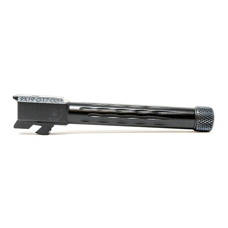 Faxon Firearms Match Series Flame Fluted Threaded Barrel for Glock 17 Gen 5 9mm GB910N175LGQ-T