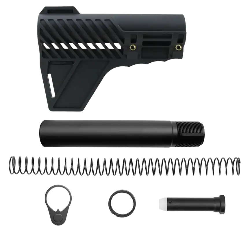 TacFire AR Pistol Brace with Buffer Tube Kit (Brace, Tube & Hardware) SP3449A
