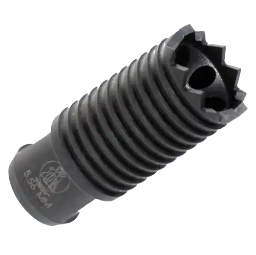 Troy Ind Claymore Muzzle Brake, 1/2x28 Threads, 2.25in OAL, Black Steel SBRACLM05BT00