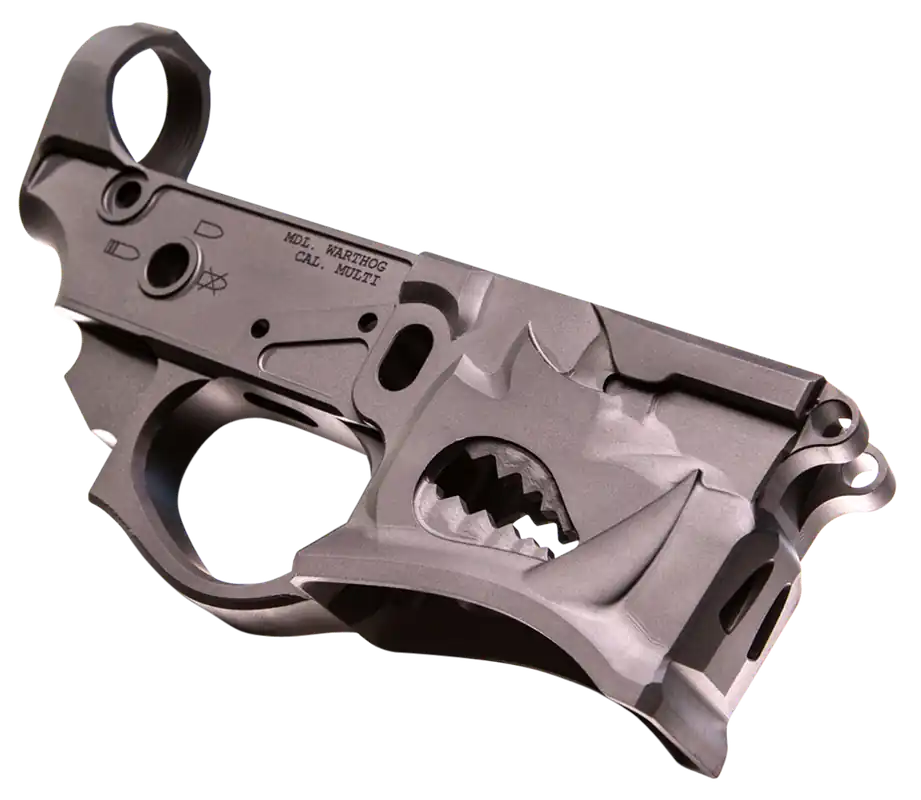 Sharps Bros Warthog AR-15 Stripped Lower Receiver, 7075-T6 Billet, Black Anodized SBLR02