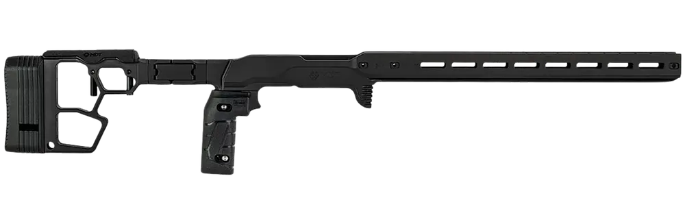 MDT Sporting Goods Inc ACC Premier Gen2 Chassis for Ruger American Rimfire, Folding Cerakote Black 116079BLK