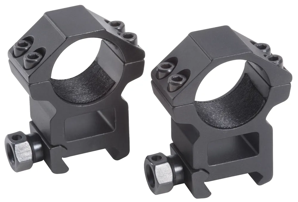 Traditions Tactical Scope Rings, 30mm High Weaver Mount, Matte Black - A764H
