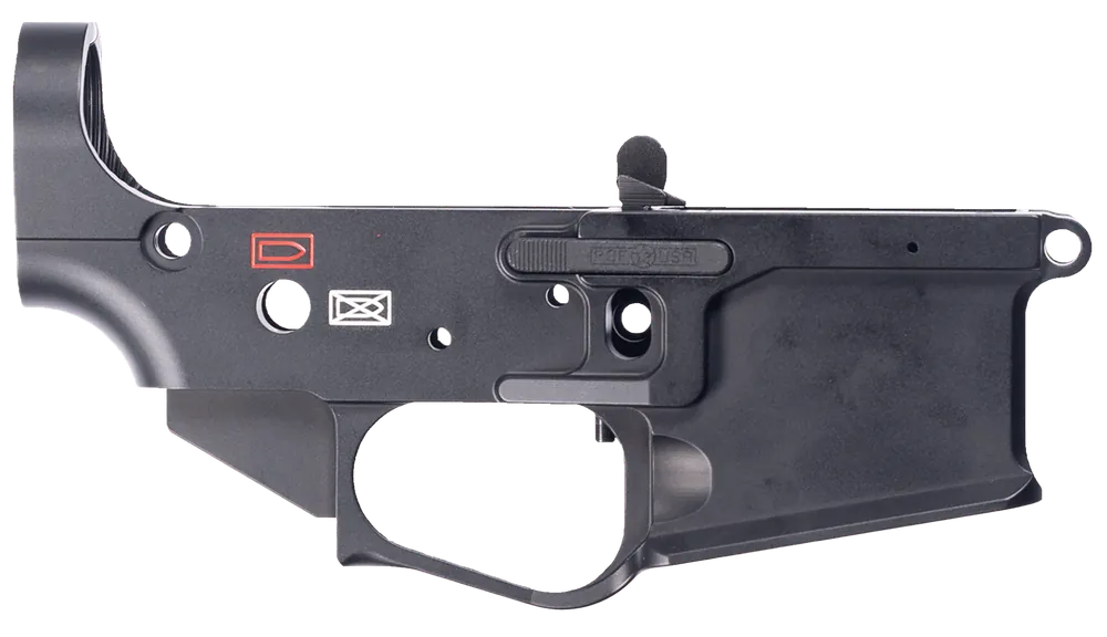 Patriot Ordnance Factory P-415 Gen 4 Stripped Lower Receiver, Ambidextrous, Black 00626
