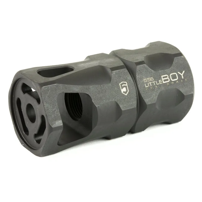 Phase 5 Weapon Systems littleBOY Hex Muzzle Brake 5.56/.223 1/2x28 Black Parkerized littleBOY-556