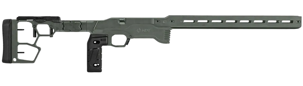 MDT ACC Premier Gen2 Folding Chassis, Cerakote Charcoal Green Aluminum, Ruger American Rimfire 116079CCG
