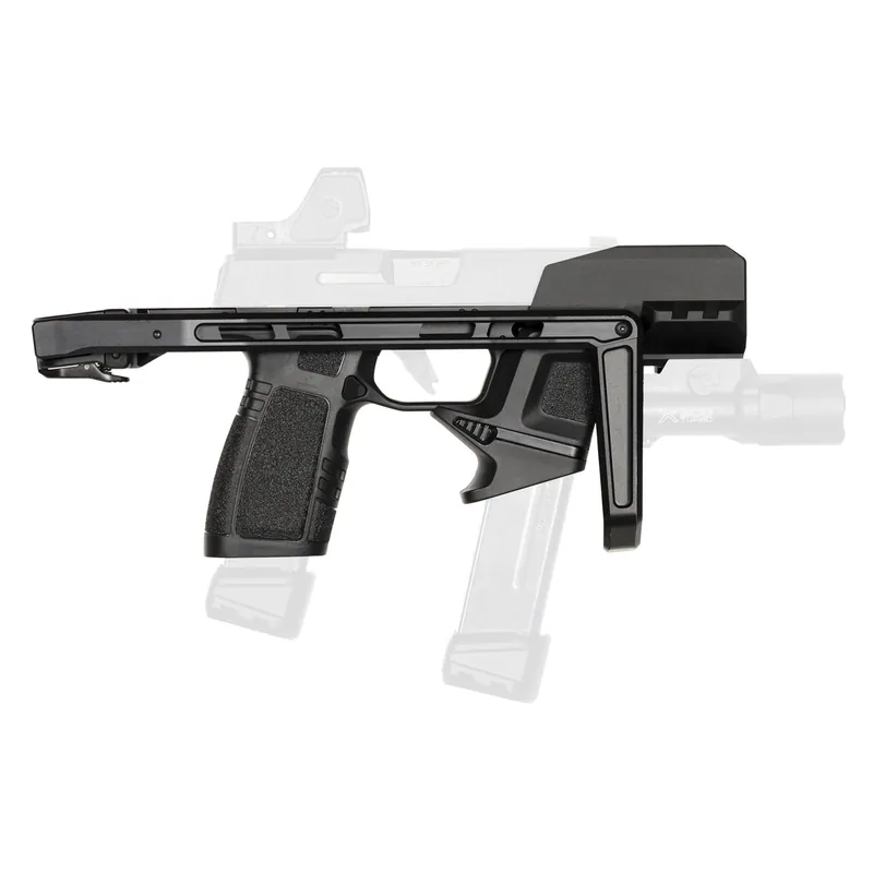 Tyrant CNC TWS Braced Chassis for SIG Sauer P365 FCU/Slide, Gunmetal Gray TD-P365-TWS-GNMTL