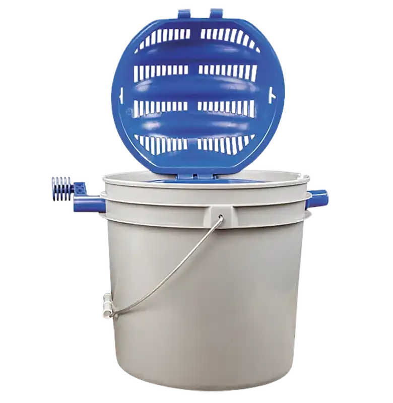 Frankford Arsenal Quick-N-Ez Rotary Sifter Kit with 3.5 Gallon Bucket, Gray Plastic 507565
