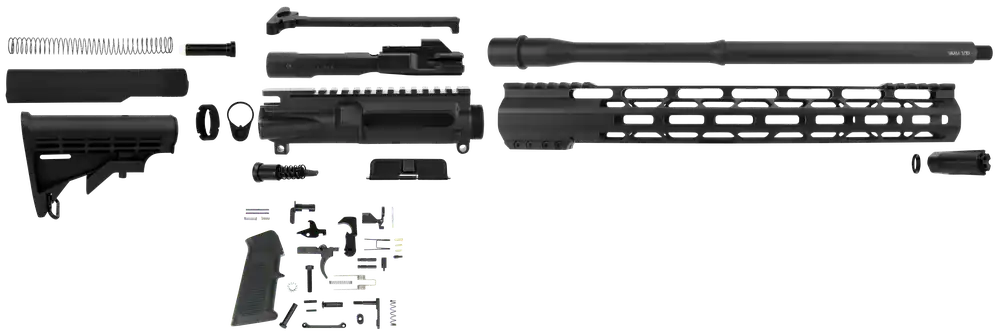 TacFire AR-15 9mm Luger Rifle Build Kit w/ 16in Nitride Barrel, M-LOK Handguard SSRK9MM16LPK