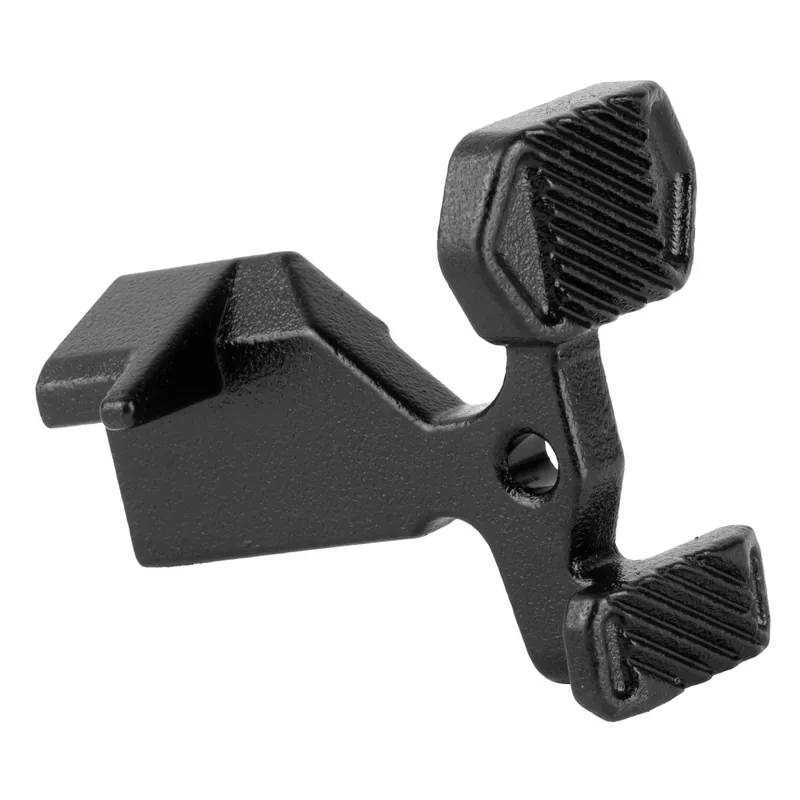 Odin Works Extended Oversize Bolt Catch Release for AR-15, Black Nitride Steel ACC-XBC-BLK