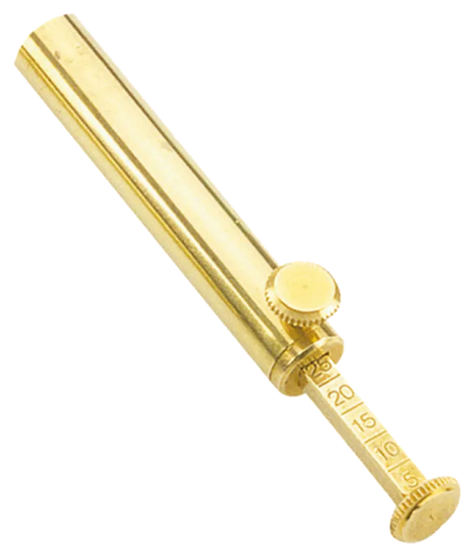 Traditions Revolver Black Powder Measure, Solid Brass Adjustable 5–45 Grain Charges A1307